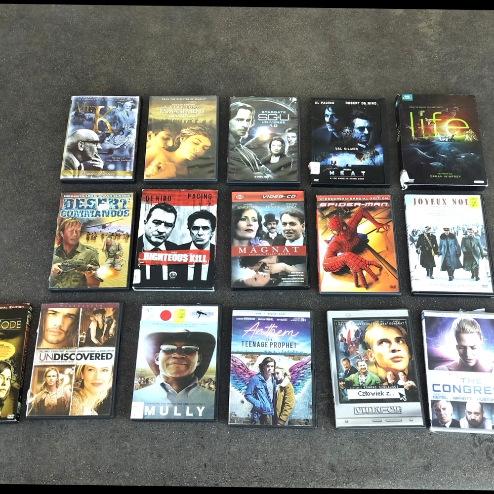DVD Collection Lot Bundle 16 Classic Popular